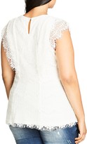 Thumbnail for your product : City Chic Victorian Vixen Lace Top