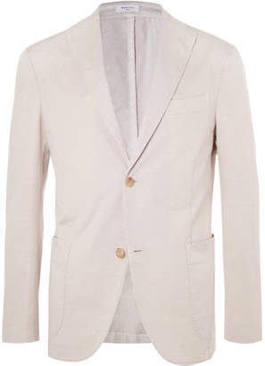 Boglioli Beige Unstructured Cotton and Linen-Blend Suit Jacket - Men - Sand
