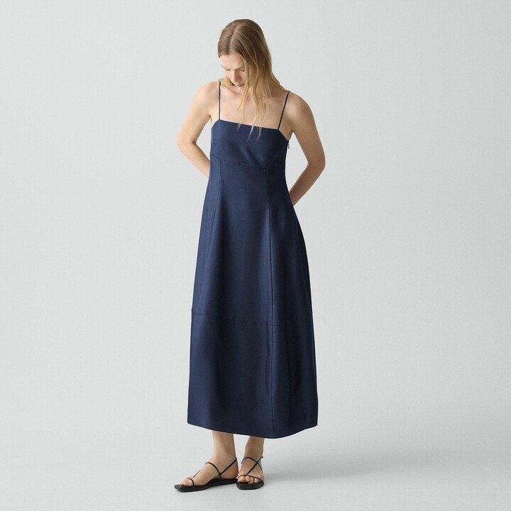 Parachute Dress in Mod Silk Twill
