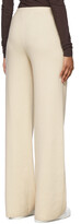 Thumbnail for your product : Loro Piana Off-White Cashmere Lex Lounge Pants
