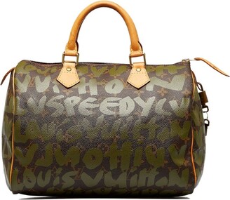 Pre-owned Louis Vuitton Olive Green Monogram Empreinte Leather