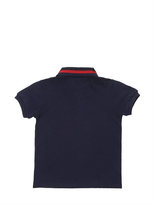 Thumbnail for your product : Gucci Stretch Cotton Pique Polo Shirt