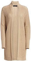 Thumbnail for your product : St. John Cable-Knit Cotton Cardigan