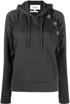 Thumbnail for your product : BA&SH Bora decorative-button hoodie