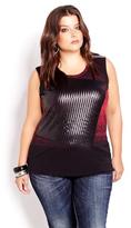 Thumbnail for your product : Addition Elle Love & Legend Sleeveless Top With Sequins