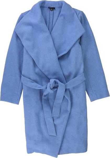 Alfani AlfaniWomensDrape-FrontWrapJacketmedblueL/XL