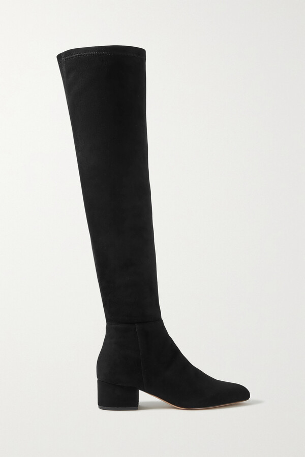 stretch out suede boots