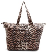 Thumbnail for your product : Ganni Leopard-print Recycled-shell Tote Bag - Leopard