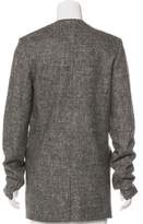 Thumbnail for your product : Alexander Wang Tweed Open-Front Blazer