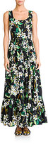 Thumbnail for your product : Dolce & Gabbana Zagara Floral Poplin Long Dress