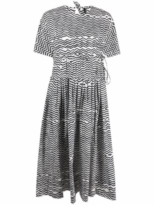 Sara Lanzi Graphic-Print Dress