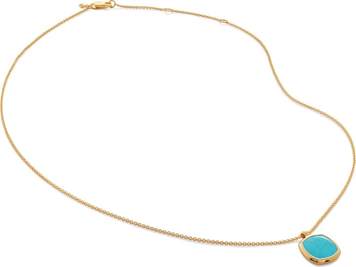 Monica Vinader Delphi Turquoise Pendant Necklace ShopStyle