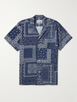Thumbnail for your product : Bather Camp-Collar Bandana-Print Cotton-Blend Poplin Shirt