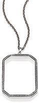 Thumbnail for your product : Ippolita Stella Diamond & Sterling Silver Octagon Frame Pendant Necklace