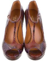 Thumbnail for your product : Gucci Python Betty Pumps