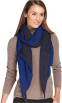 Thumbnail for your product : Calvin Klein Double Faced Angeled Edge Scarf