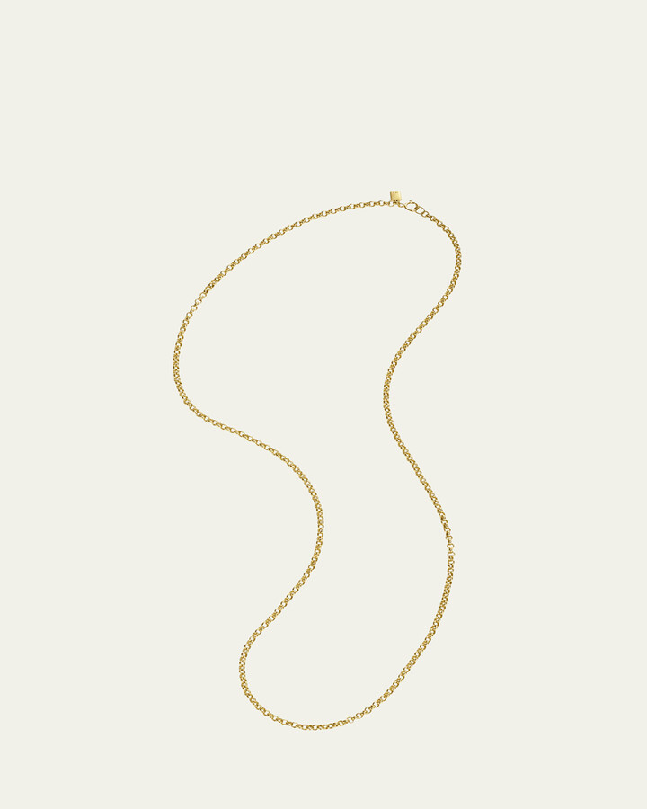 By Pariah 14K Yellow Gold Heavy Belcher Chain Necklace
