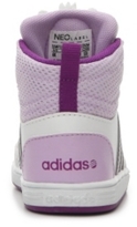 Thumbnail for your product : adidas Hoops Zebra Girls Infant & Toddler High-Top Sneaker