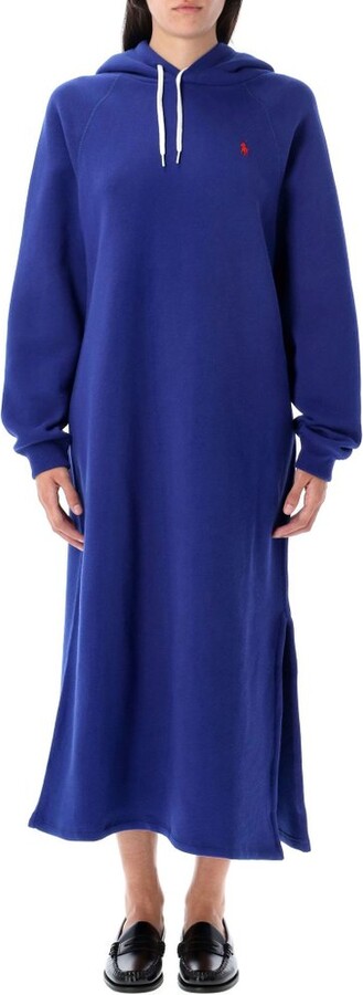 Polo Ralph Lauren Drawstring Hooded Midi Dress