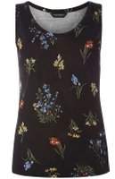 Dorothy Perkins Womens Black Floral Print Vest