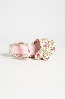 Thumbnail for your product : Laura Ashley Flower Print Fabric Sandal (Walker & Toddler)