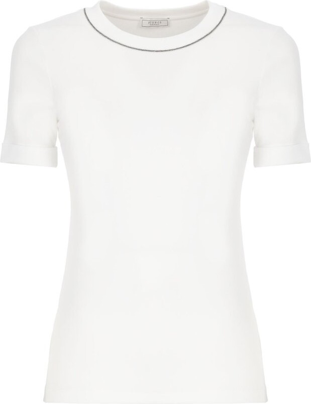 Peserico Light Point Crew Neck Top