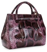 Thumbnail for your product : Nancy Gonzalez Medium Snakeskin Leather Top Handle Bag