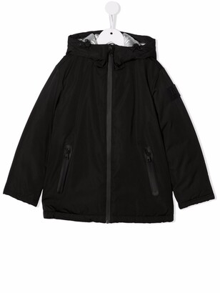 Il Gufo Zip-Up Hooded Raincoat