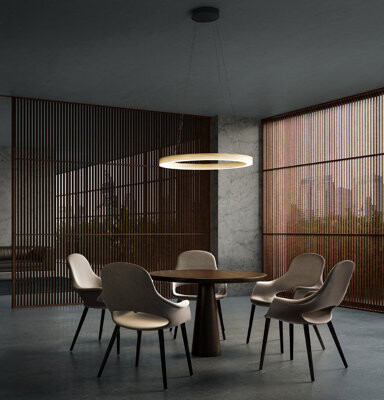 LZF Oh! Line 1 - Light Geometric LED Chandelier