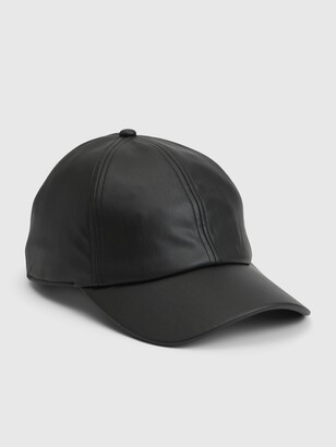 Gap Vegan Leather Baseball Hat