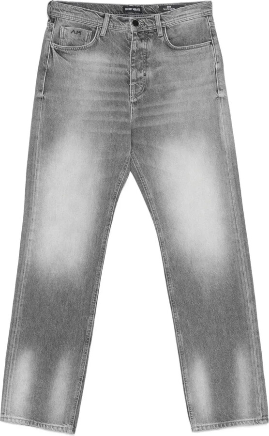 Antony Morato Logo-Plaque Faded Jeans