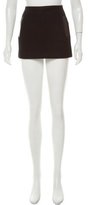 Thumbnail for your product : Maje Leather Accent Mini Skirt