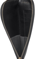 Thumbnail for your product : Rick Owens Metallic Textured-leather Pouch
