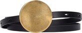 Thumbnail for your product : Jil Sander 1.2cm Victor leather belt
