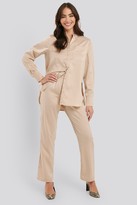 Thumbnail for your product : NA-KD High Rise Satin Pants