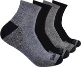 Thumbnail for your product : Timberland mens 4-pack Half Cushioned Quarter Socks
