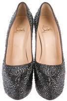 Thumbnail for your product : Christian Louboutin Daffodile Strass 160 Platform Pumps