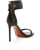 Thumbnail for your product : Rachel Zoe Melina Two Piece Snake Embossed Leather Sandal