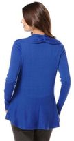 Thumbnail for your product : Rafaella PLUS Plus Ruffle Front Sweater