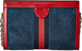 Thumbnail for your product : Gucci Ophidia Small Suede & Leather Shoulder Bag
