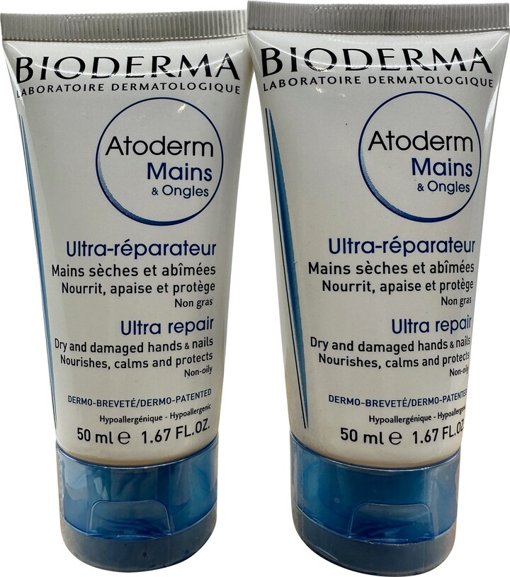 Bioderma Atoderm Hands and Nails Cream 1.67 OZ Set of 2