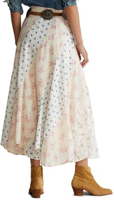 Polo Ralph Lauren Floral Cotton Gauze Maxi Skirt - ShopStyle