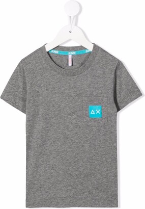 Sun 68 logo-print short-sleeved T-shirt