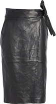 Thumbnail for your product : BA&SH Magic Wrap Leather Skirt