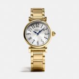 Thumbnail for your product : Coach Madison Gold Plated Bracelet Watch