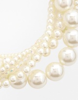 Thumbnail for your product : ASOS CURVE Faux Pearl Choker Necklace