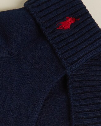 Polo Ralph Lauren Boy's Navy Crew Socks - Basic Single Cotton Crew Socks - Babies - Size 0-6 months at The Iconic
