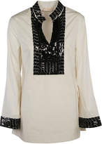 Thumbnail for your product : Tory Burch Embellished Tory Tunic Top