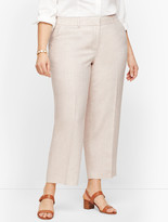 Thumbnail for your product : Talbots Linen Straight Leg Crop Pants - Curvy Fit