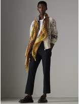 Thumbnail for your product : Burberry Two-tone Vintage Check Cotton Square Scarf